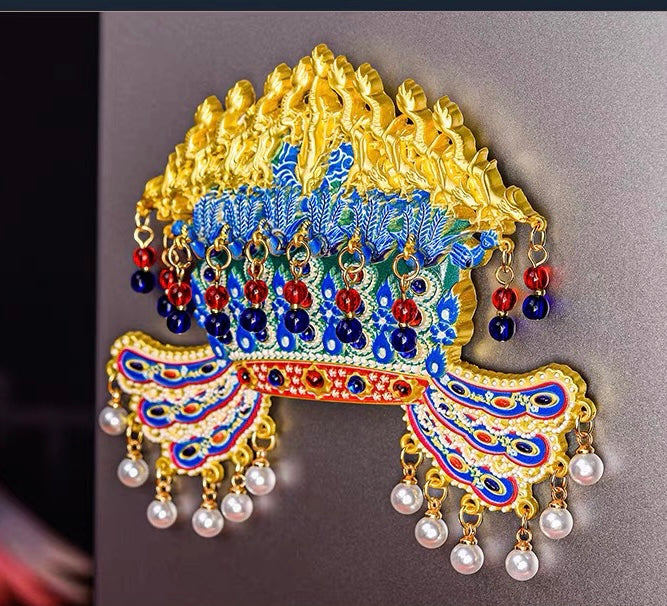 Empress Xiaoduan Phoenix Crown Fridge Magnet